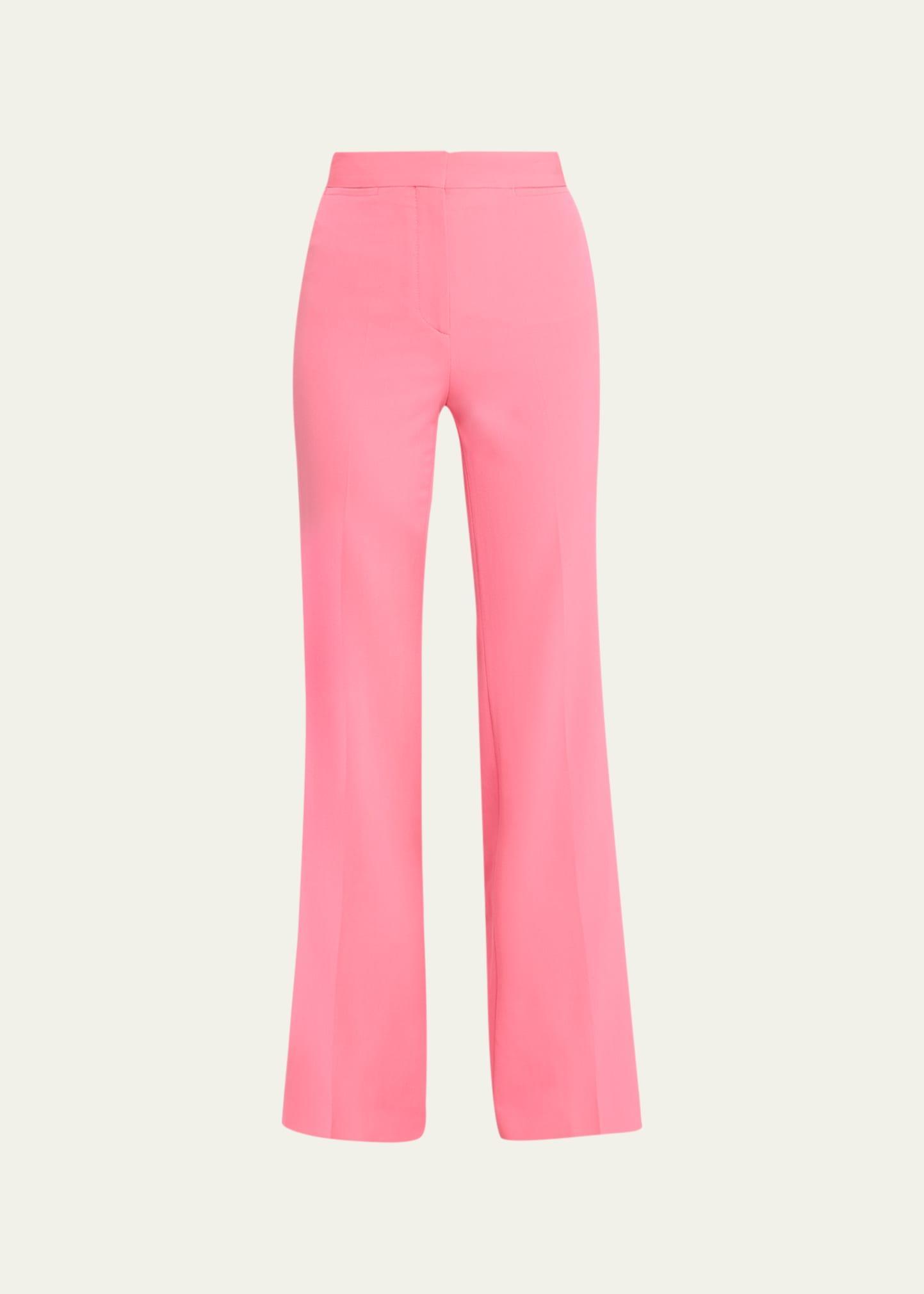 Womens Stretch-Wool Flare Pants product image