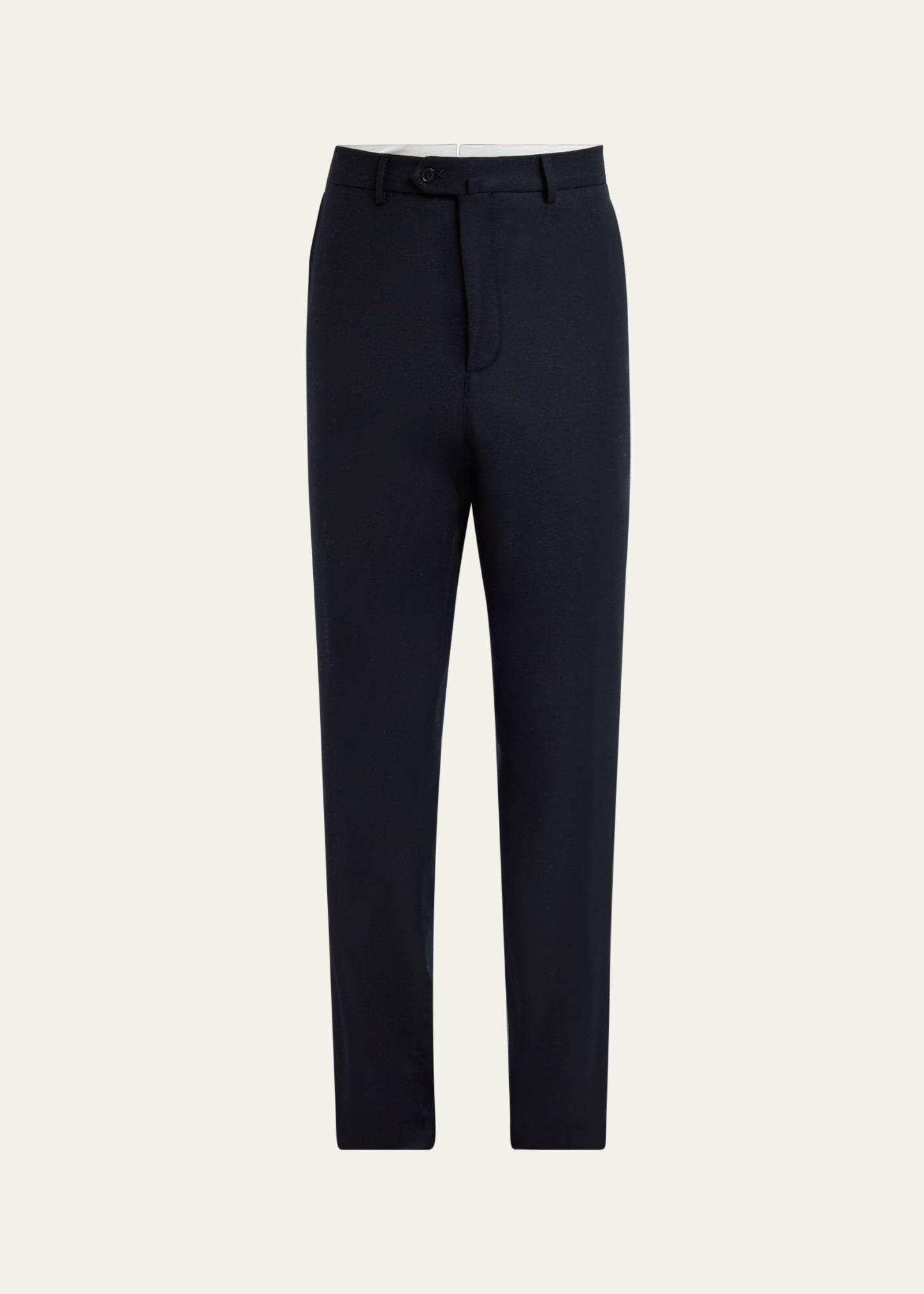 Mens Carlo Cashmere Flannel Trousers Product Image