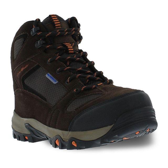 Eddie Bauer Lincoln Rock Mens Waterproof Hiking Boots Brown Product Image