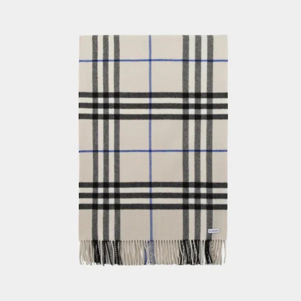 BURBERRY Giant Check Scarf In Neutral Product Image