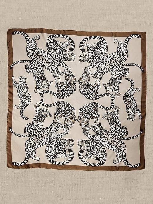 Signature Silk Scarf &#8211 Large Product Image