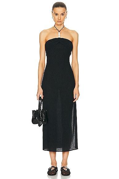 Magda Butrym Bead Neck Midi Dress Product Image