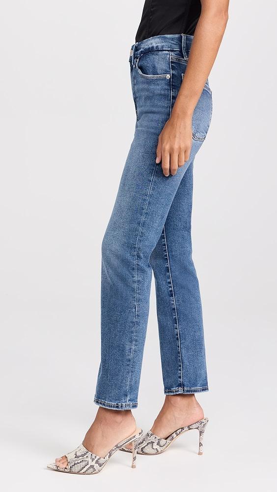 Good American Always Fits Good Legs Straight Jeans | Shopbop Product Image