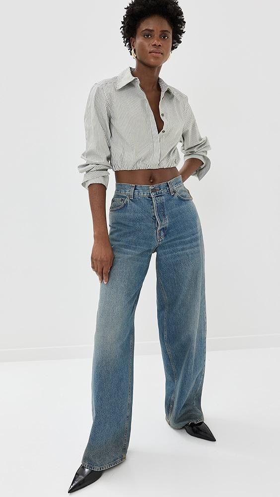 HAIKURE Bethany Oil Blue Jeans | Shopbop Product Image