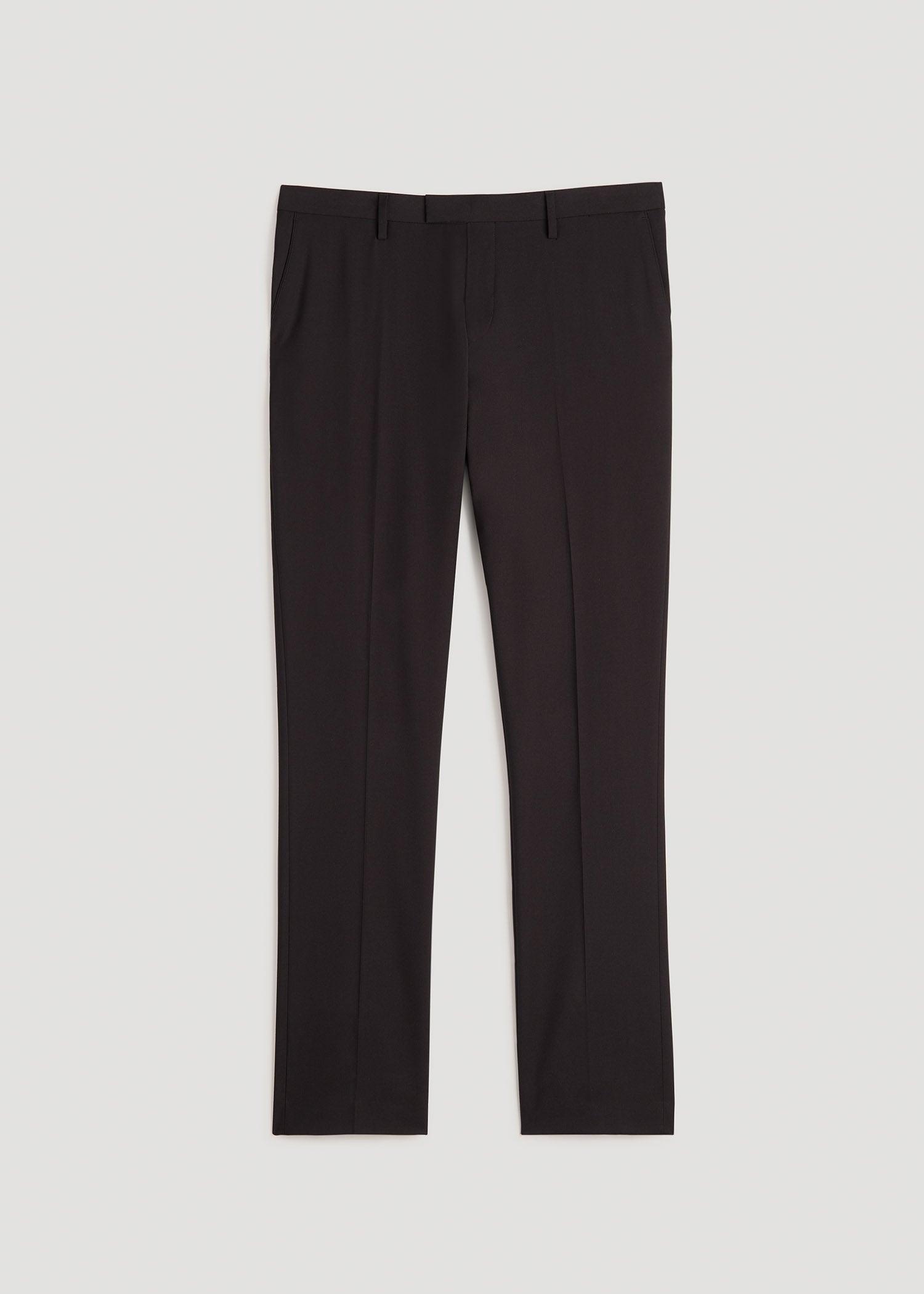 Suit Trousers for Tall Men in Black Product Image