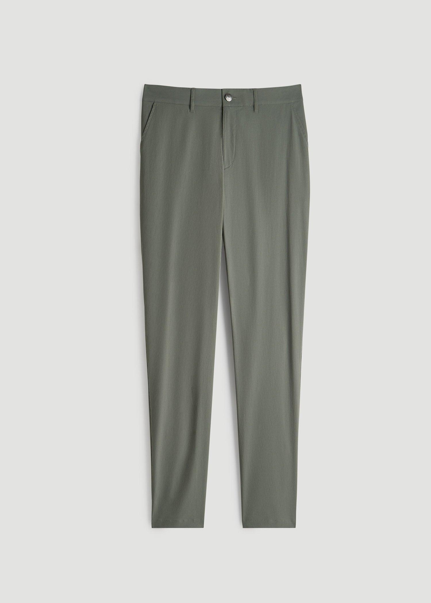 TAPERED FIT Traveler Chino Pants for Tall Men in Light Grey Male Product Image