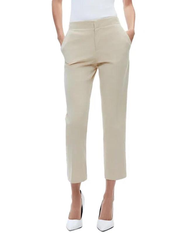 ALICE AND OLIVIA Alice + Olivia Nicky Slim Chino In Brown Product Image