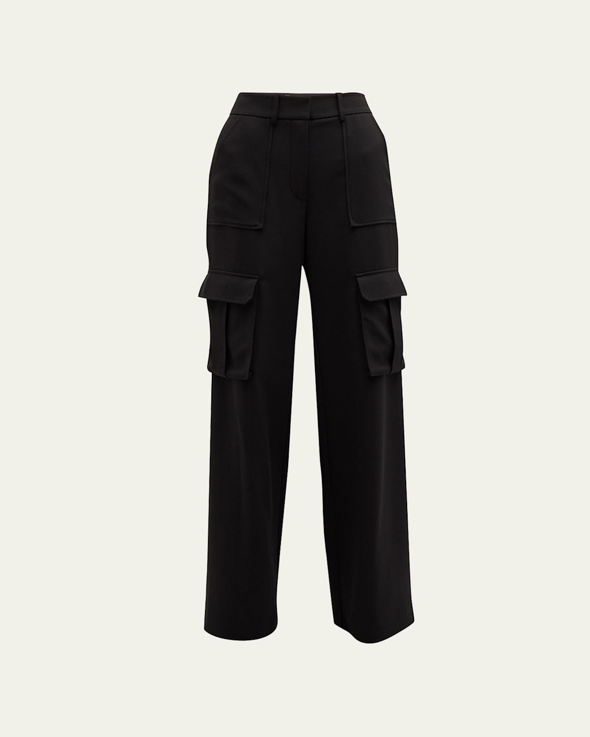 Veronica Beard Saul Wide Leg Cargo Pants Product Image