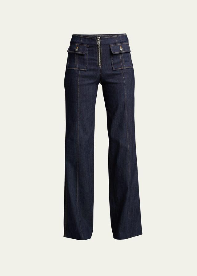 Cinq  Sept Azure Wide Leg Jeans Product Image