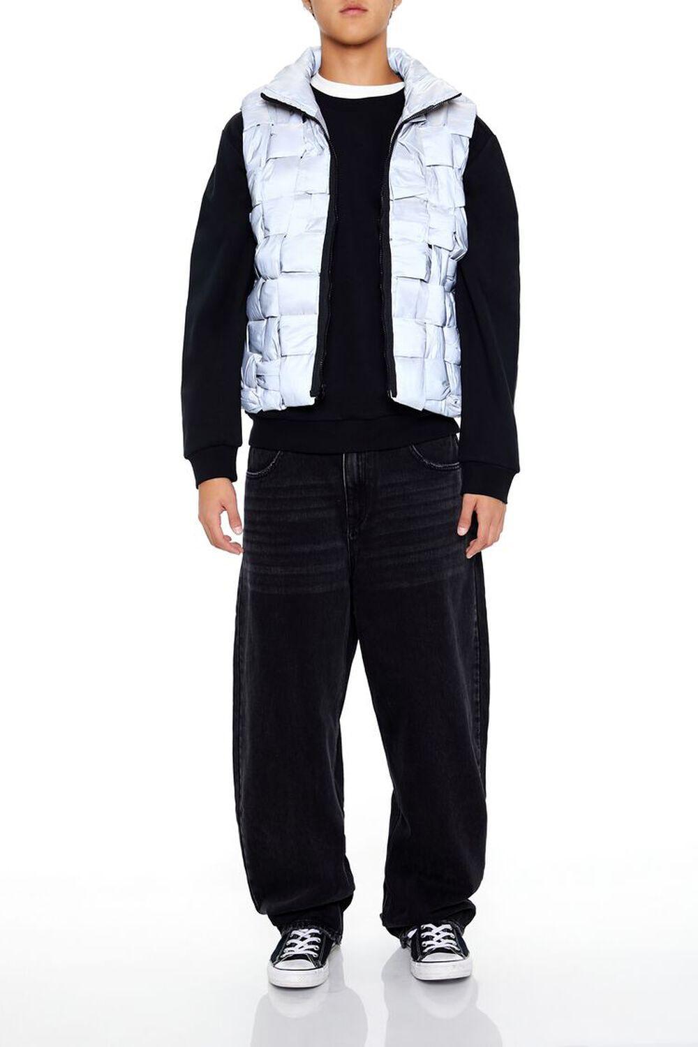 Reflective Basketwoven Vest | Forever 21 Product Image