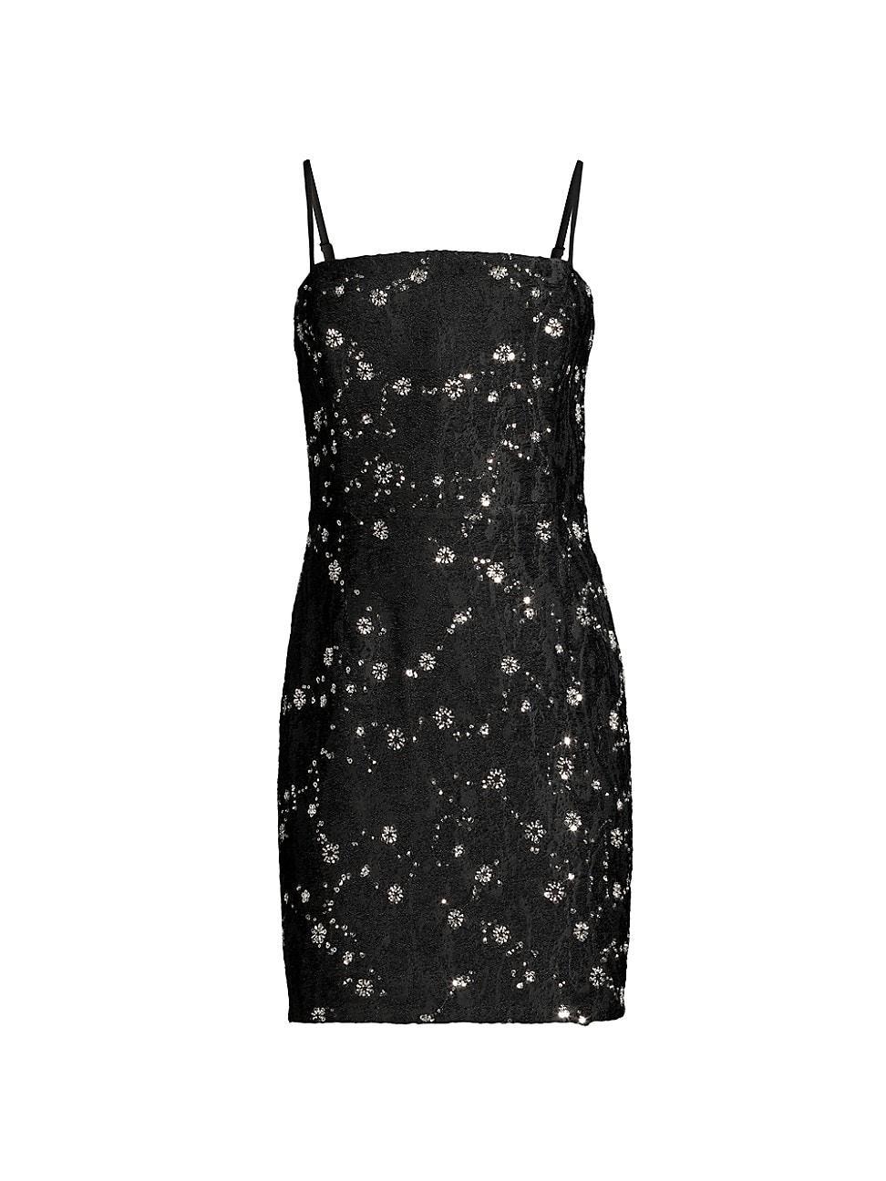 Womens Skyla Jacquard Beaded Minidress Product Image