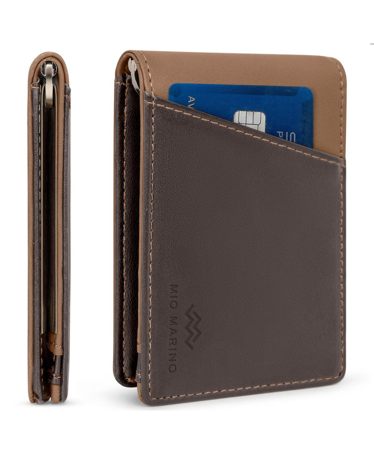 Mens Slim Bifold Wallet with Quick Access Pull Tab - Carbon black Product Image