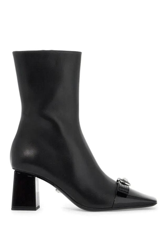 Booties T.70 Calf Leather In Black Product Image