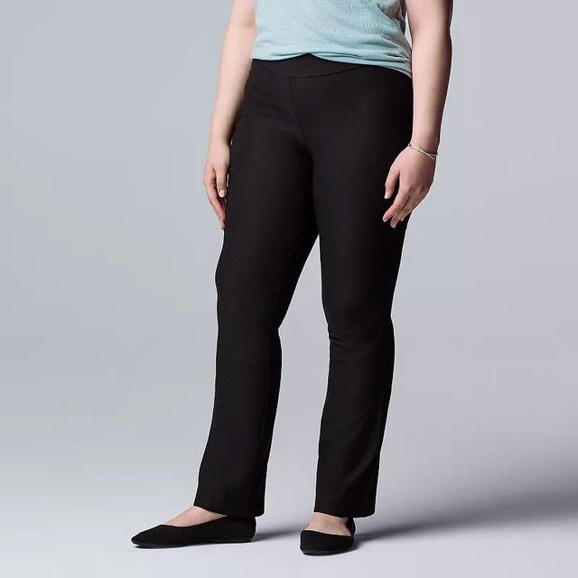 Petite Simply Vera Vera Wang Simply Modern Bootcut Pants, Womens Product Image