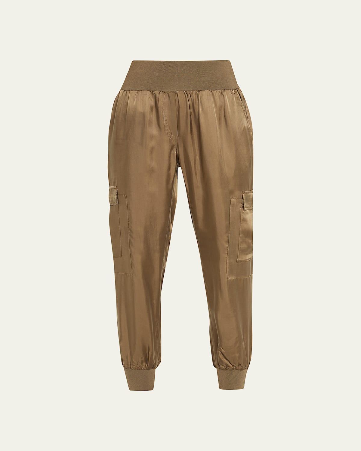 Tous Les Jours Giles Satin Jogger Pants Product Image