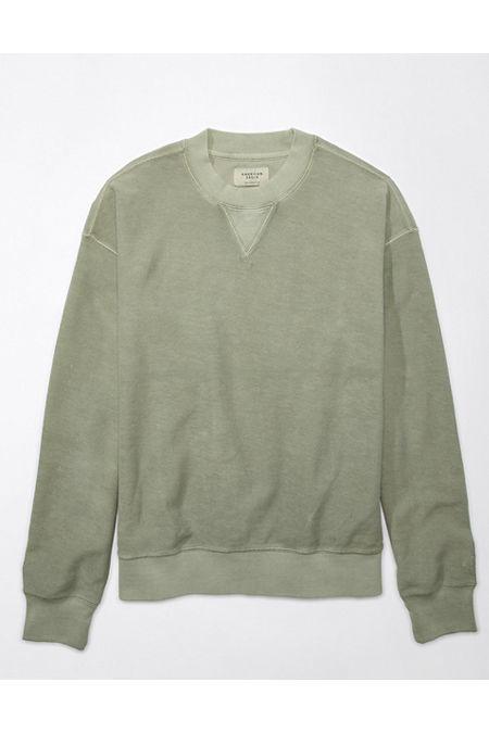 AE Solid Crewneck Sweatshirt Men's Product Image