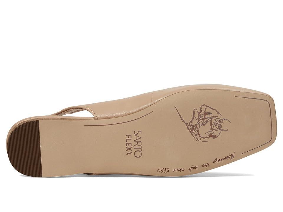 Sarto by Franco Sarto Flexa Antona Leather Ballet Slingback Flats Product Image