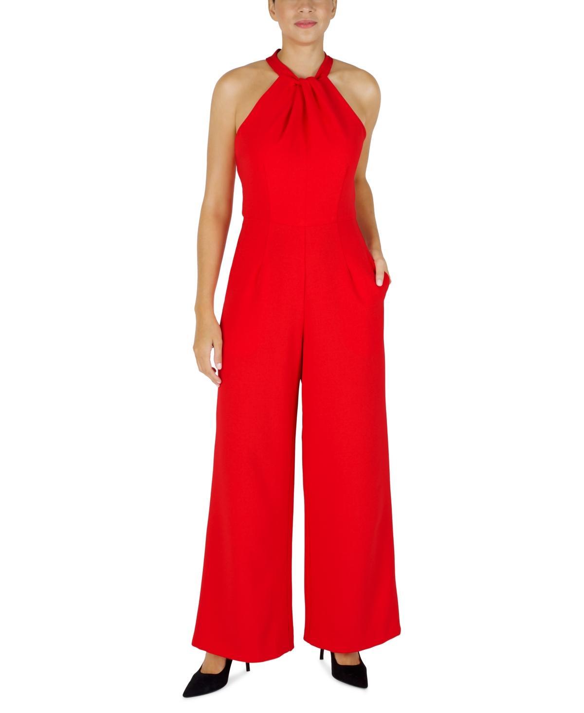 Julia Jordan Women's Halter Neck Jumpsuit Pink Product Image