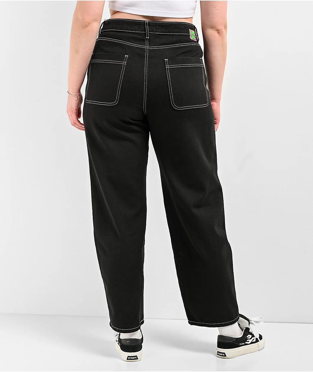 Empyre Tori Black Double Knee Carpenter Pants Product Image