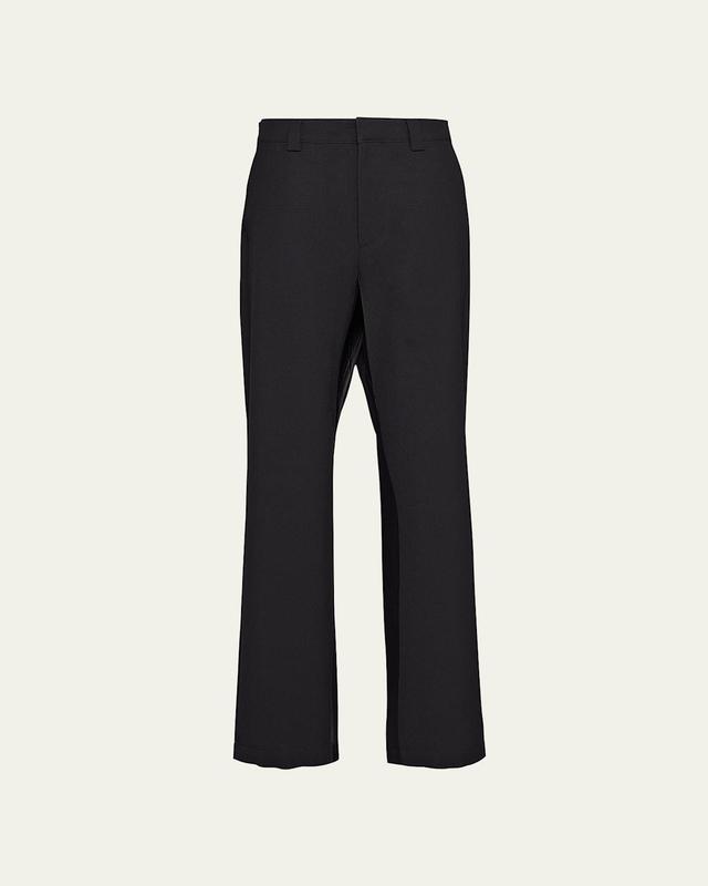 Mens Pleated Wool Gabardine Pants Product Image