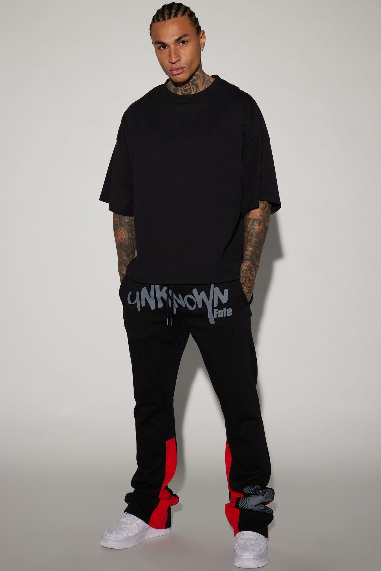 Unknown Fate Flared Sweatpants - Black Product Image