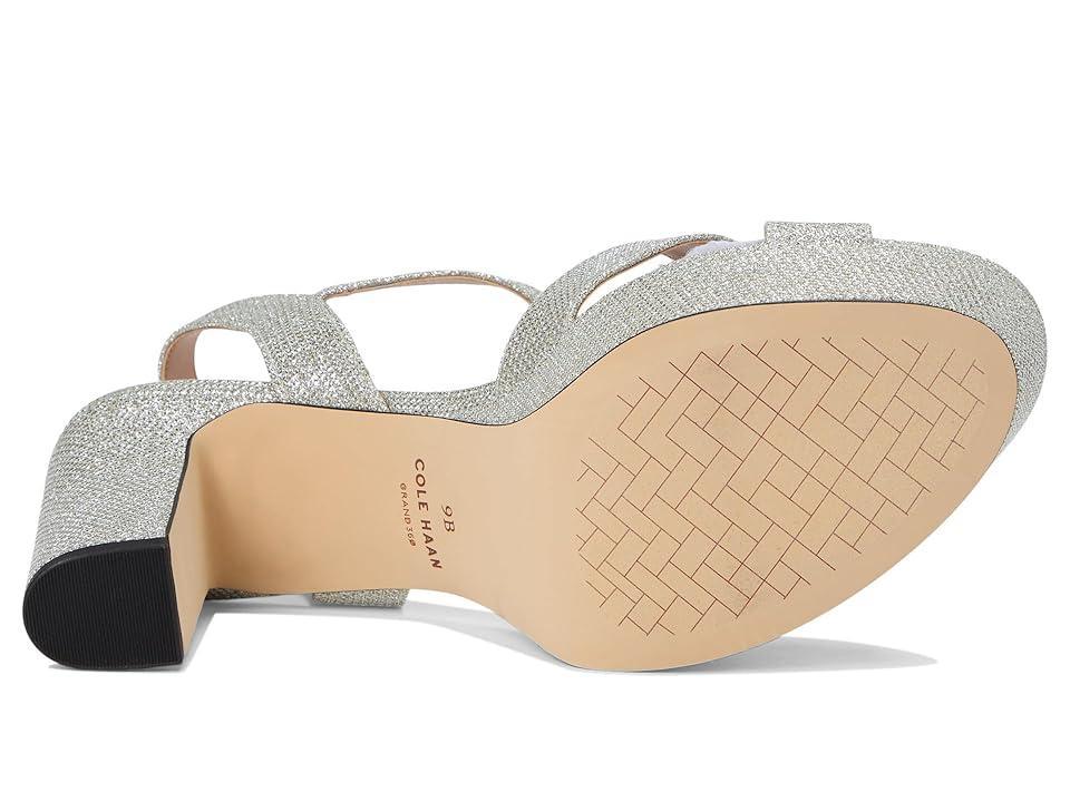 Cole Haan Riannon Platform Sandal (Silvr Glitter Mesh) Women's Sandals Product Image