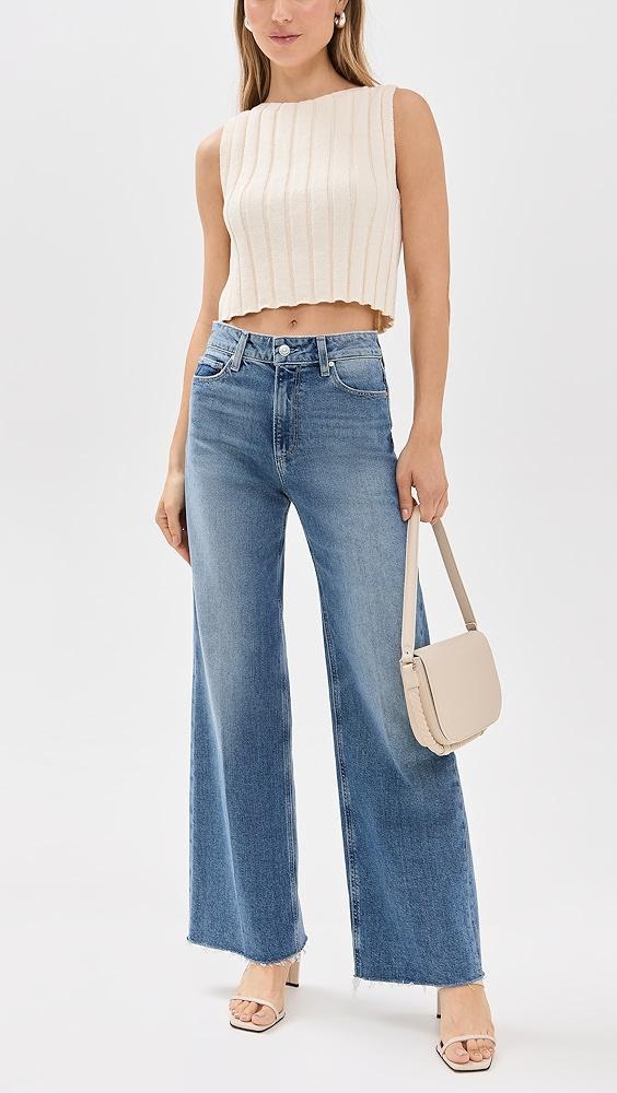 PAIGE Anessa Raw Hem Jeans | Shopbop Product Image