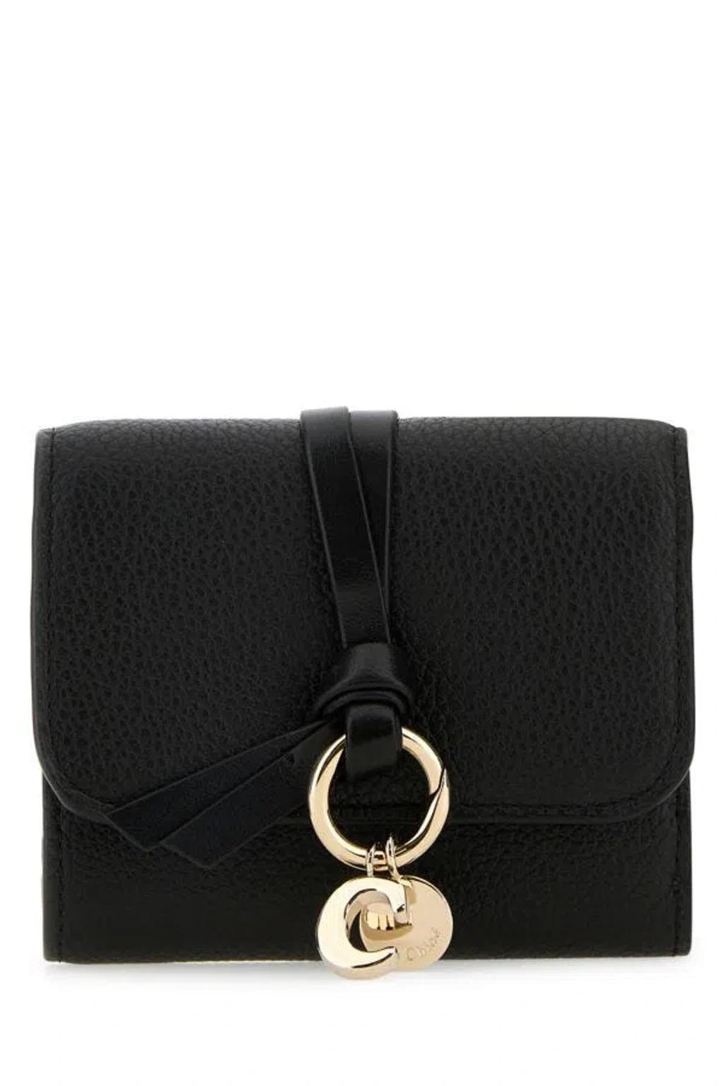 CHLOÉ Black Leather Wallet Product Image