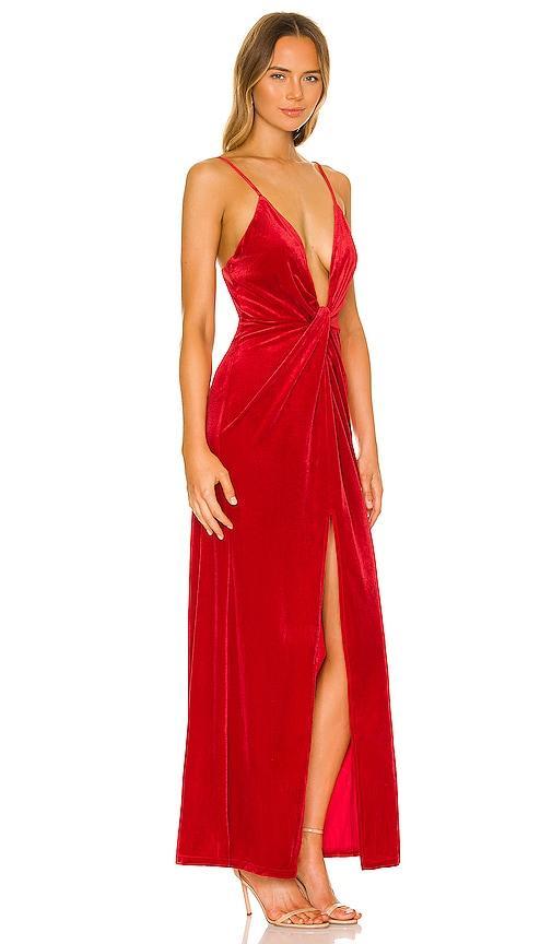 superdown Aurora Deep V Maxi Dress Product Image