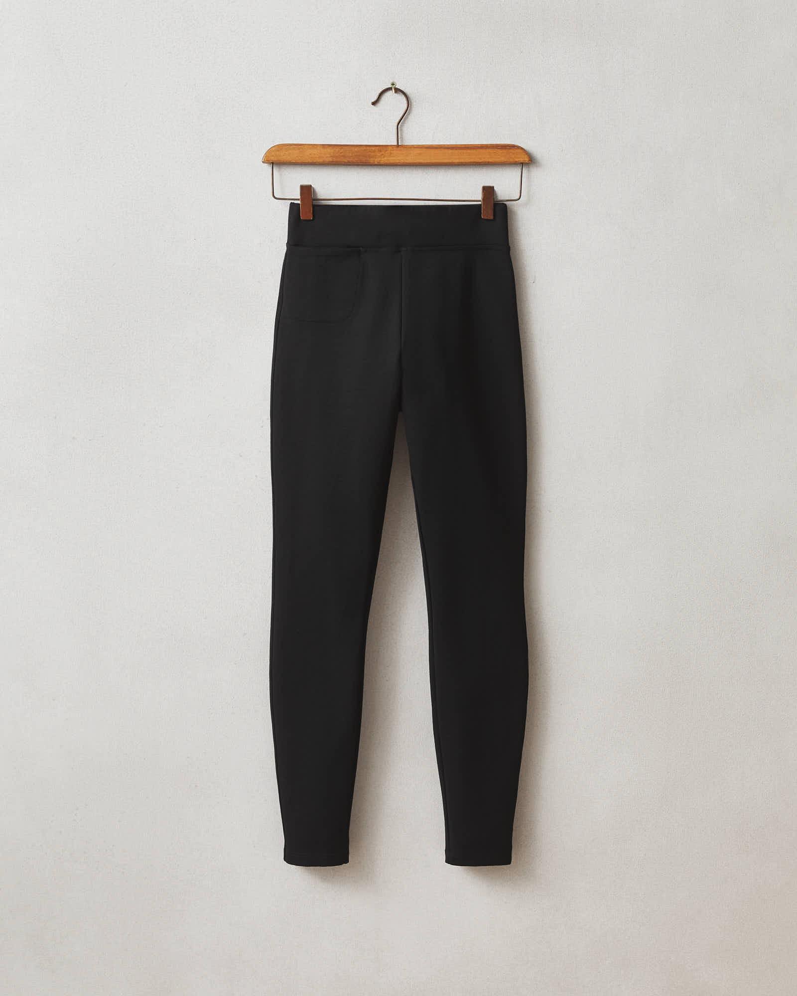 Ponte Slim Pant - Super Black Product Image