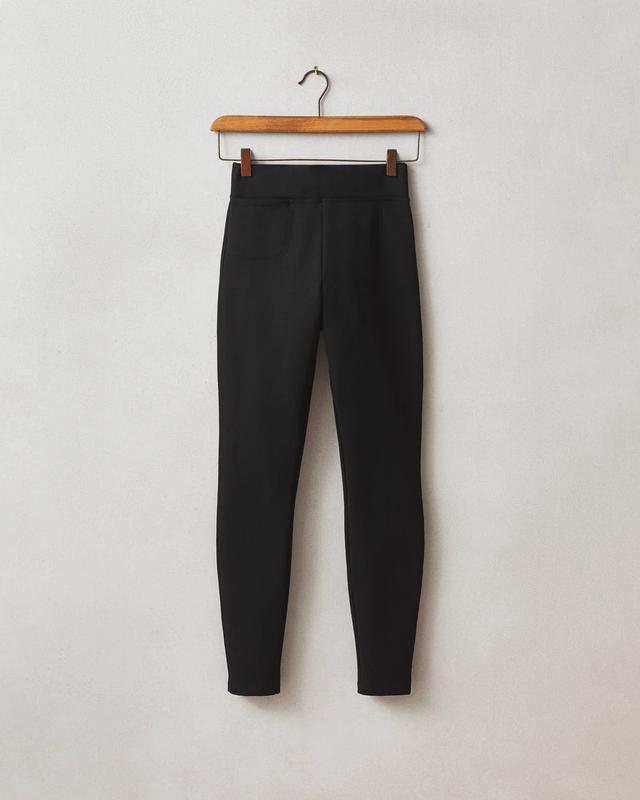 Ponte Slim Pant - Super Black Product Image