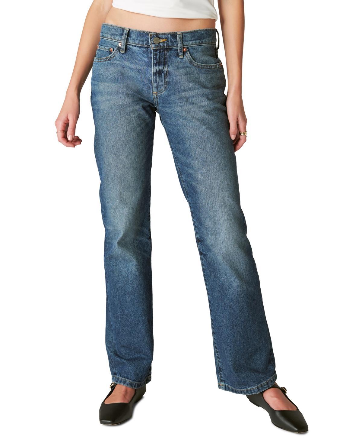 Lucky Brand Womens Knd Easy Rider Boot Denim Pants Product Image