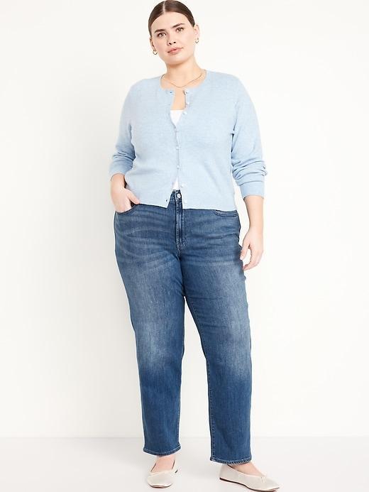 High-Waisted Wow Loose Jeans Product Image