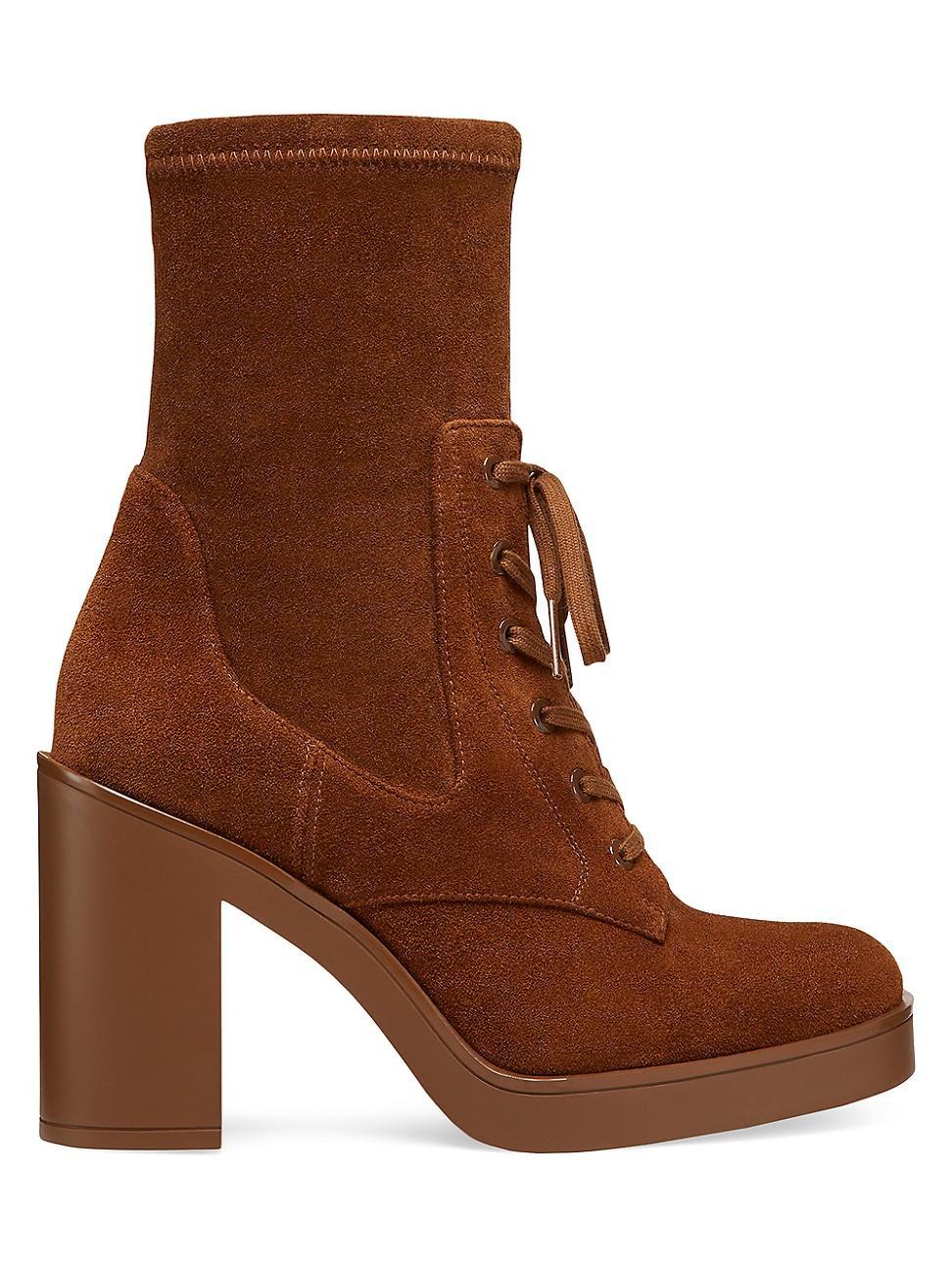 Womens Everitt 80MM Suede Booties Product Image