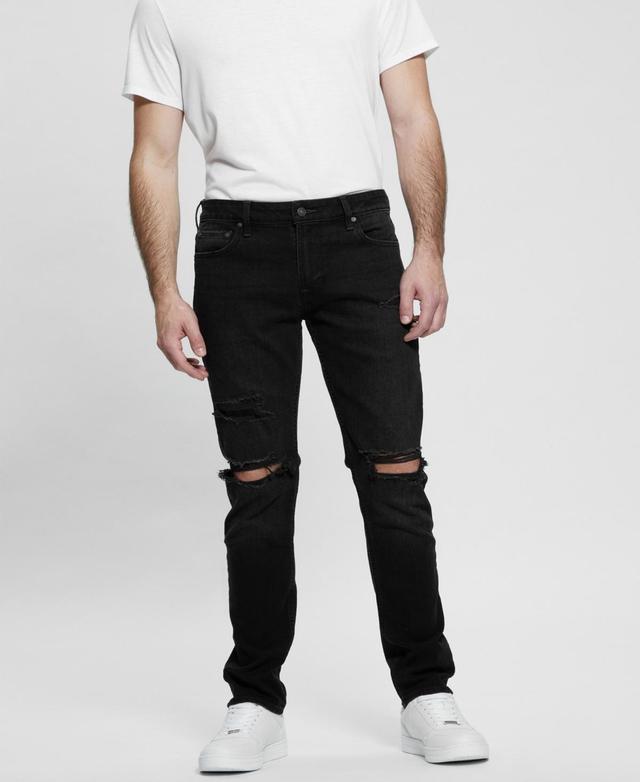 Men's Finnley Black Tapered Jeans Product Image