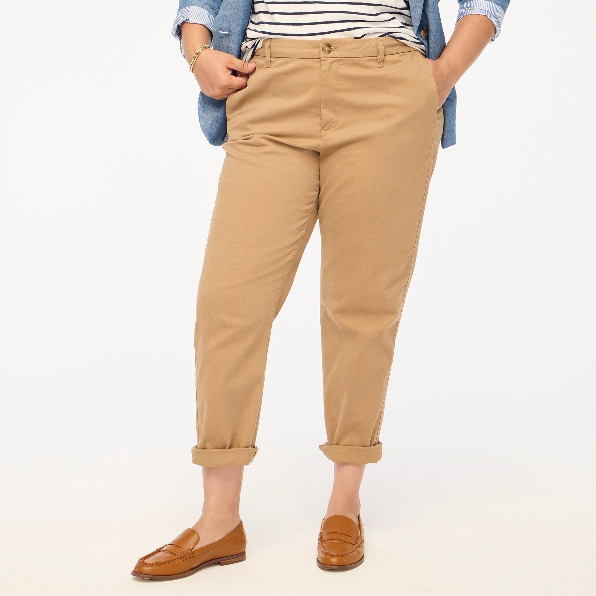 High-rise girlfriend chino pant Product Image