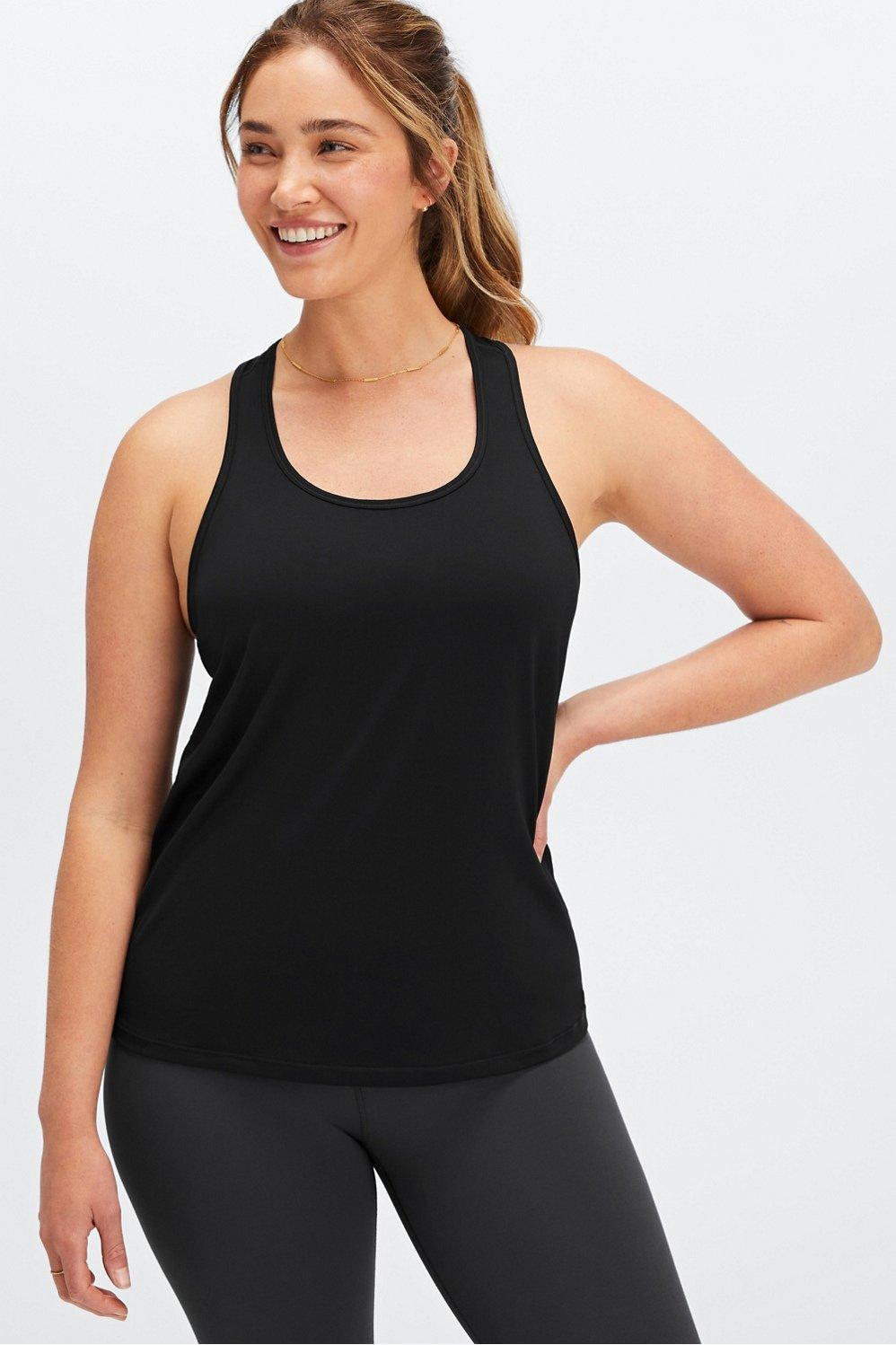 Fabletics Phoenix Lite Racerback Tank Womens black Size S Product Image