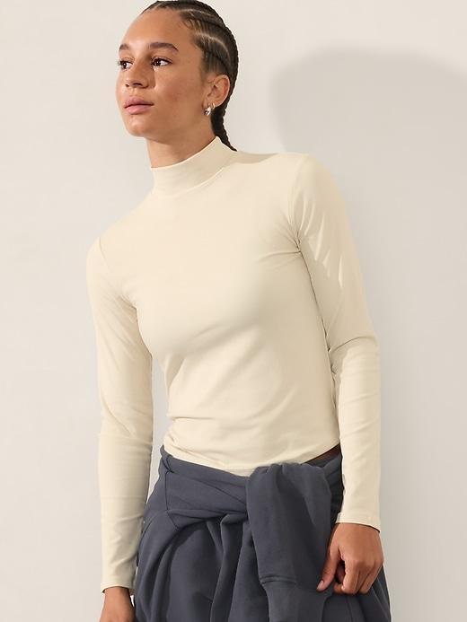 Signature Rib Turtleneck Product Image