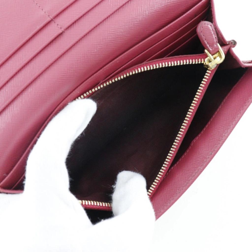 Ribbon Leather Wallet () In Pink Product Image