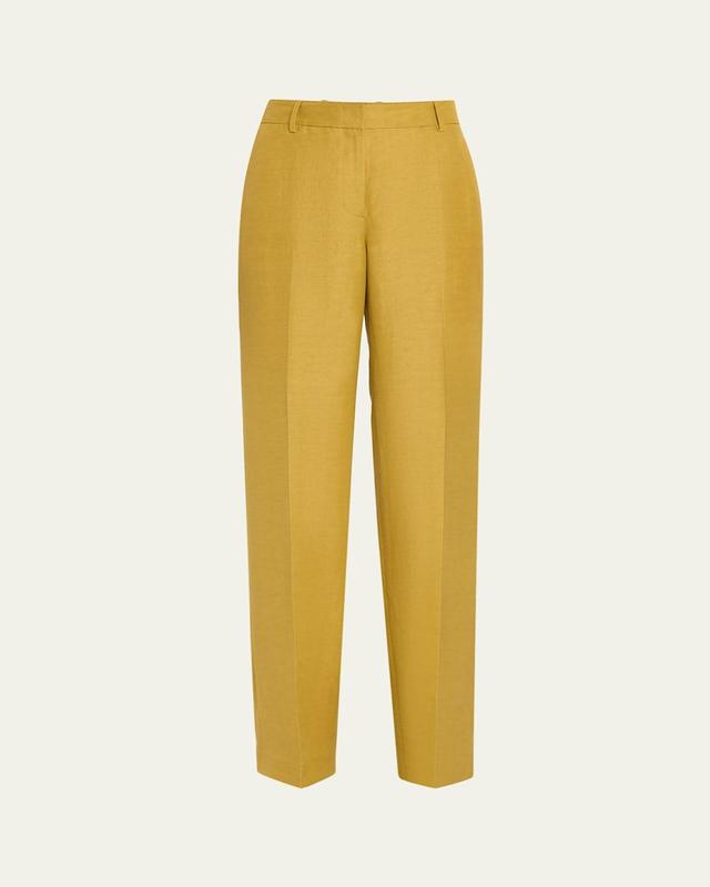 Lafayette 148 New York Gates Floral Linen Blend Pants Product Image