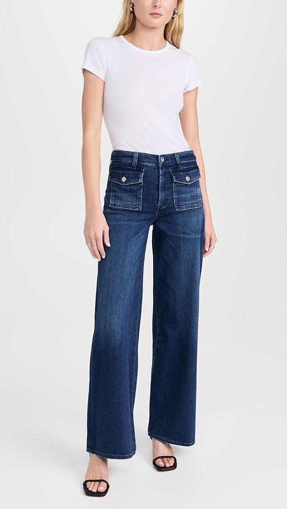 Citizens of Humanity Raven Patch Pocket Wide Leg Jeans | Shopbop Product Image