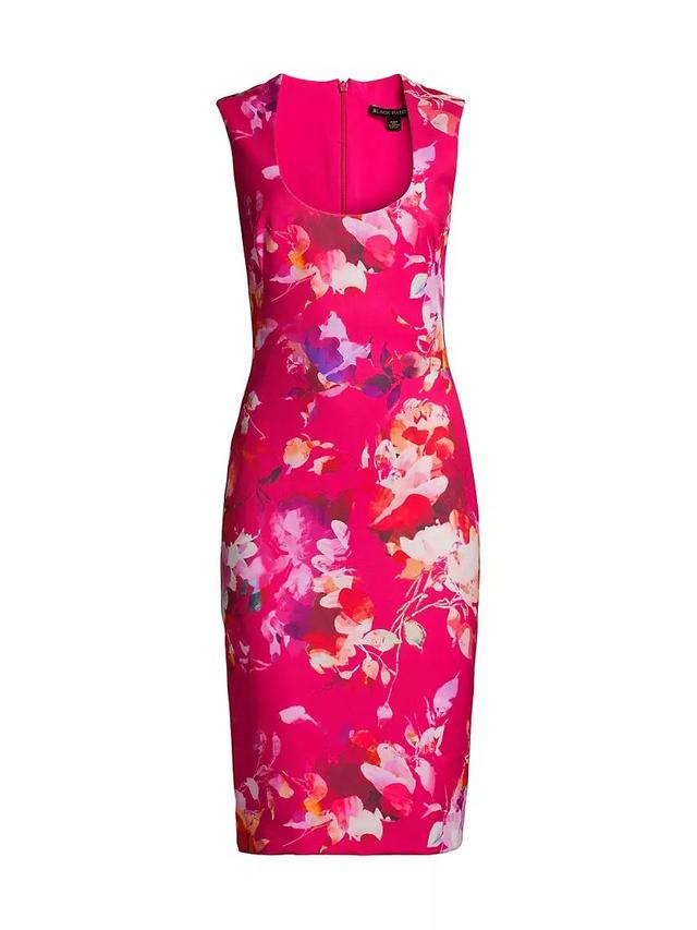 Oriana Floral Sheath Dress Product Image