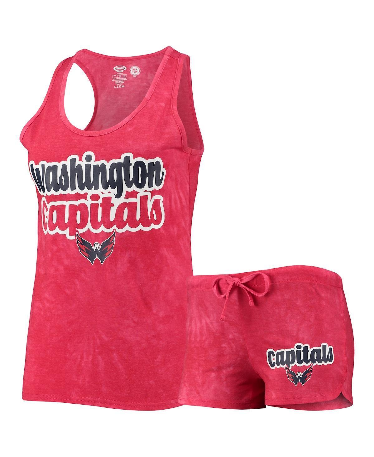 Womens Concepts Sport Washington Capitals Billboard Racerback Tank Top & Shorts Set Product Image