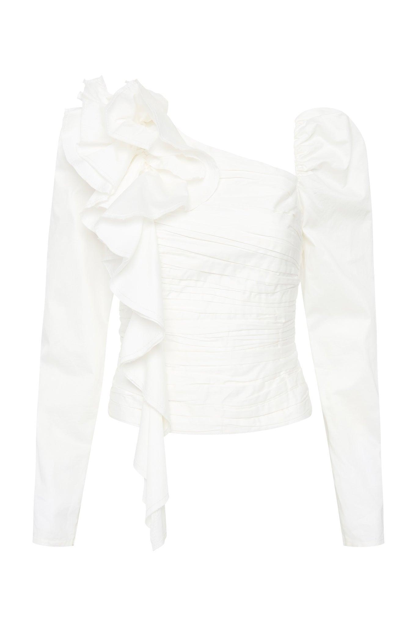 Adelia Ruffle Long Sleeve Top Product Image