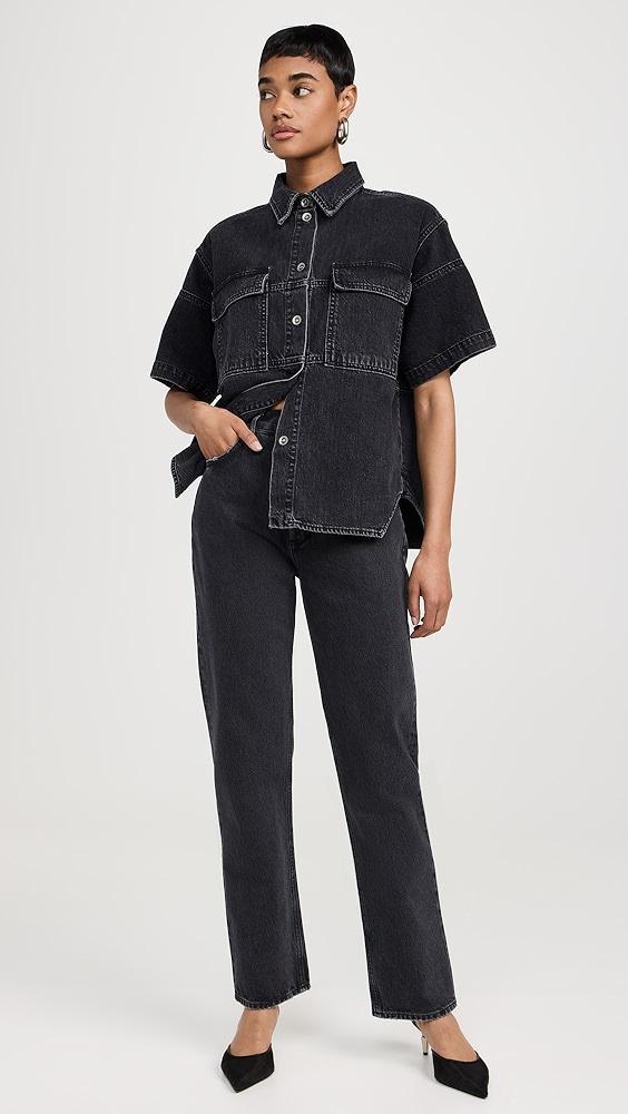 AGOLDE 90s Pinch Waist High Rise Straight Jeans | Shopbop Product Image