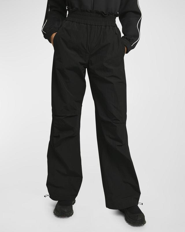 Mid-Rise Drawcord-Cuff Pants Product Image