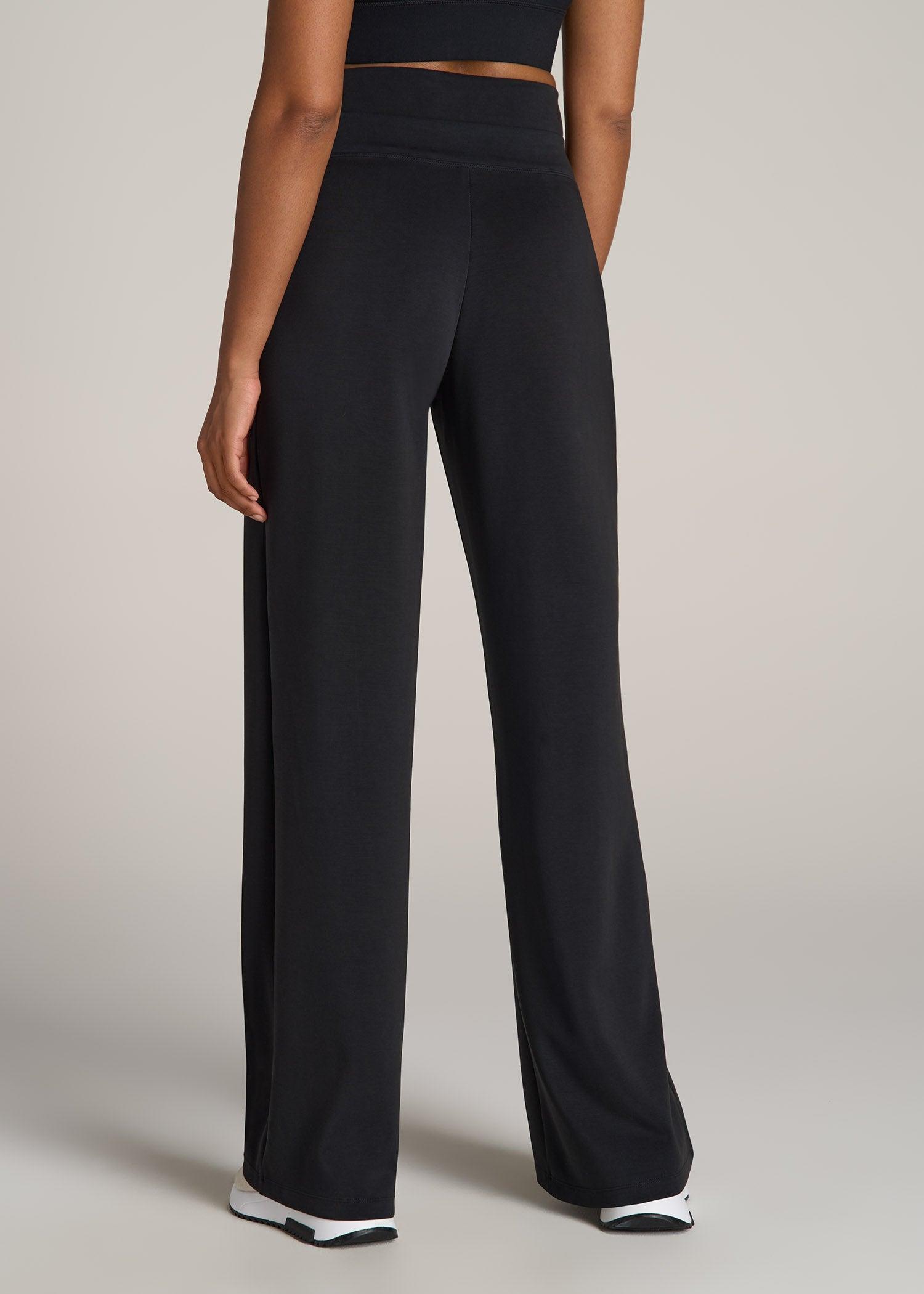 Butter Wide Leg Ultra High Rise Pant for Tall Women in Black Female Product Image