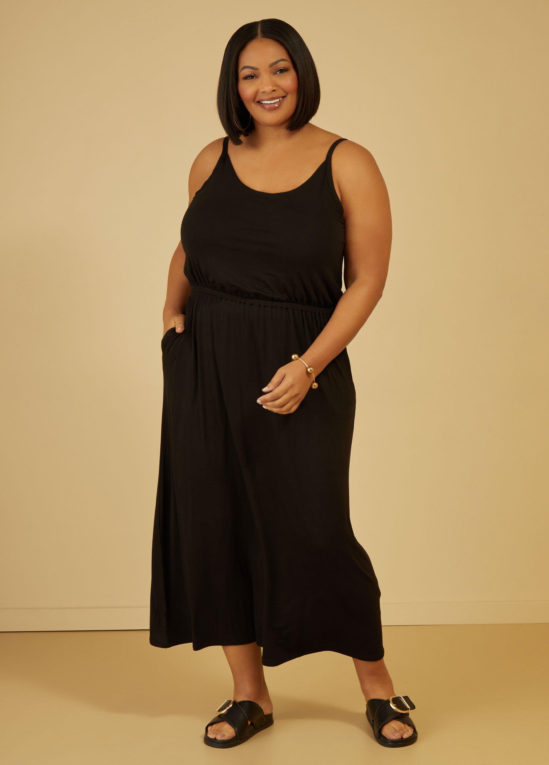 Plus Size Jersey Maxi Dress Ashley Stewart Product Image