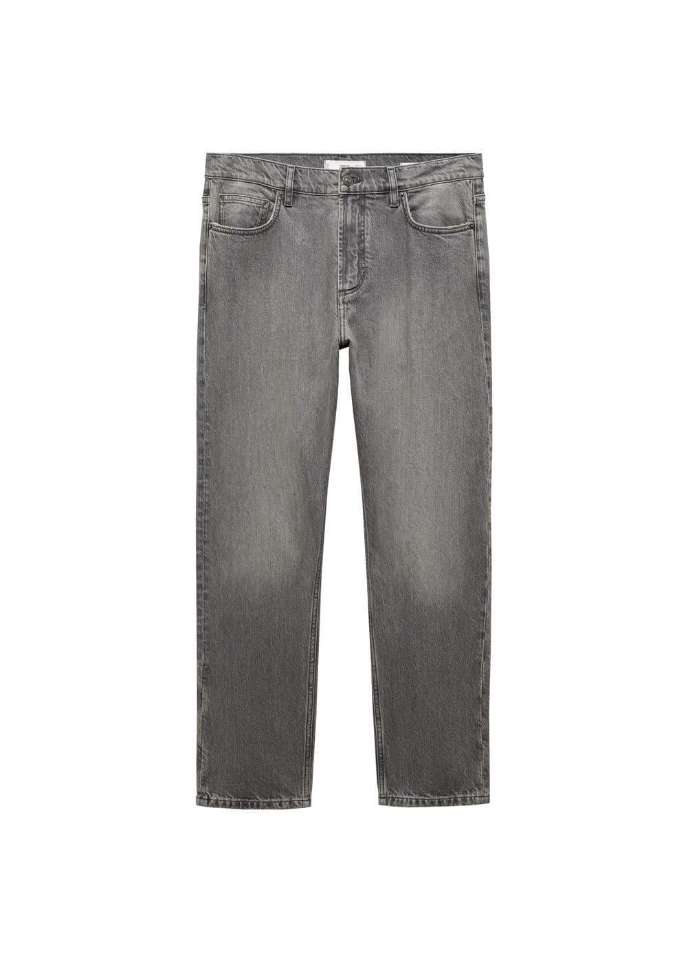 MANGO MAN - Ben tapered cropped jeans denim greyMen Product Image