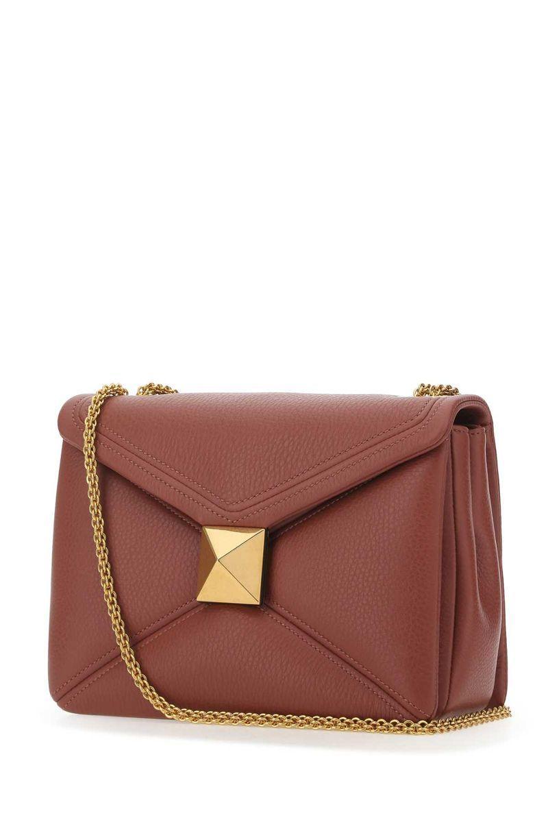 VALENTINO GARAVANI One Stud Foldover Top Shoulder Bag In Pvg Product Image